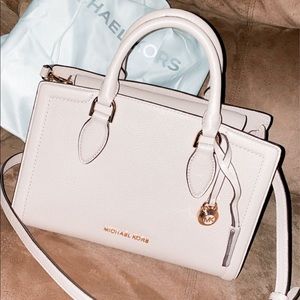 Michael Kors pebbled leather crossbody bag (pink)